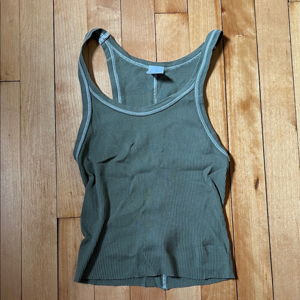 Redone x Hanes cropped tank